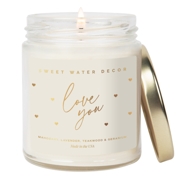 *NEW* Love You 9 oz Candle - Valentine's Day & Home Decor