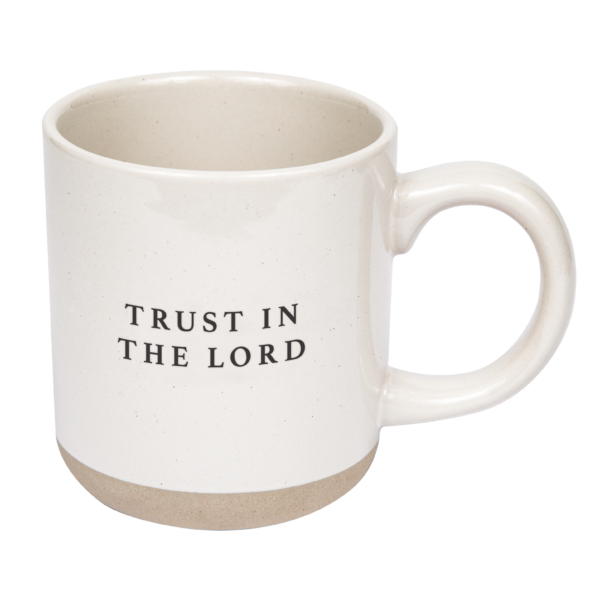 *NEW* Trust In The Lord Stoneware Coffee Mug - Home Decor