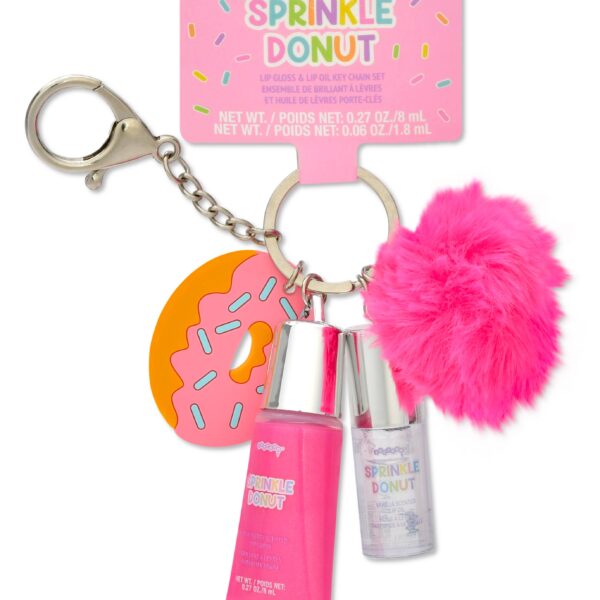 DONUT LIP BALM KEYCHAIN