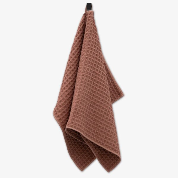 Dusty Rose Waffle Hand Towel