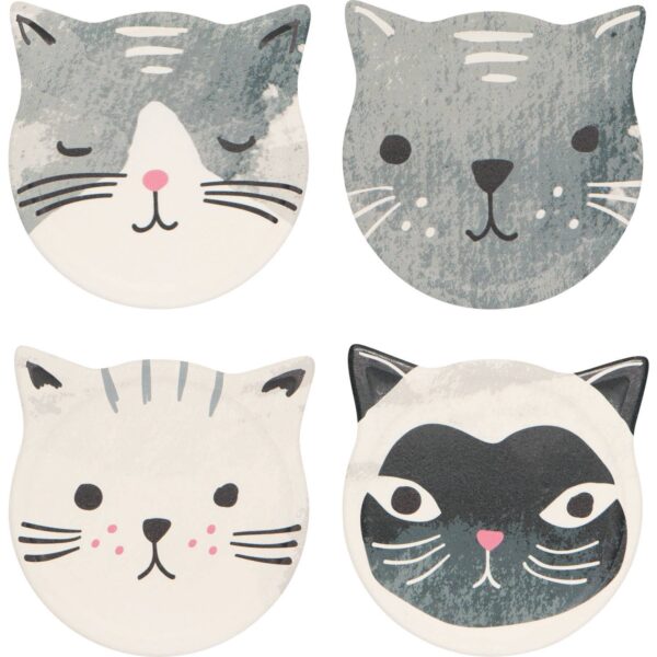 Cats Meow Soak Up Coasters Set of 4