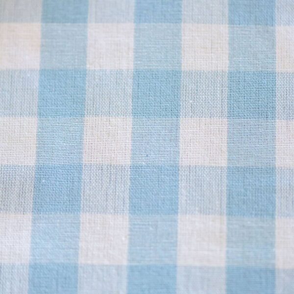 Galley and Fen - Blue Ruffled Gingham Tablecloth - Image 7