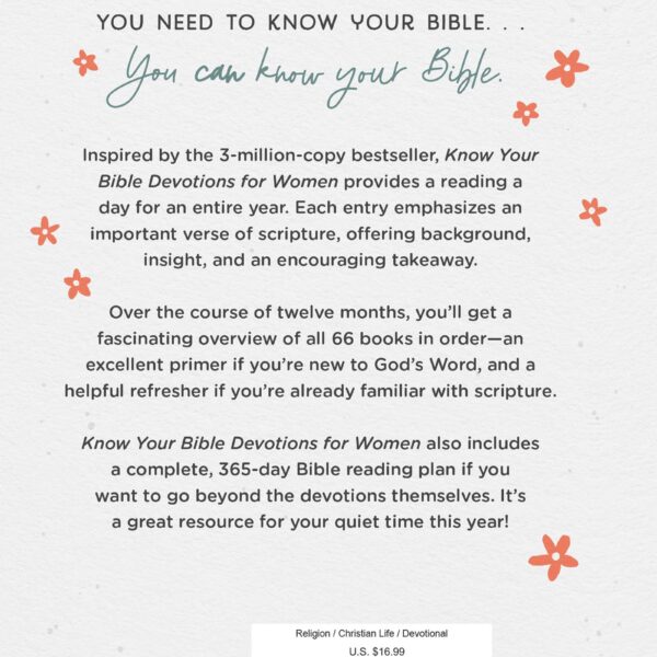 Know Your Bible Devotions for Women