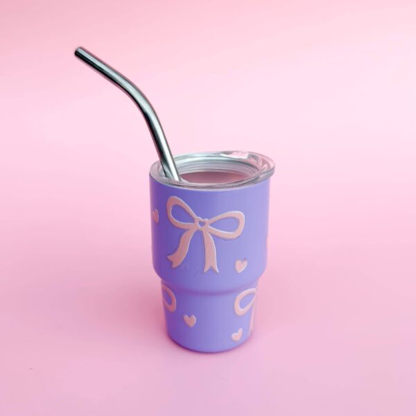 Tiny Tumblers: Blue/cherry hearts - Image 8