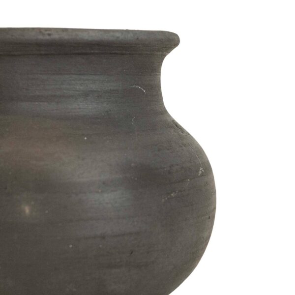 Lachlan Smoke Colored Vase Black Terracotta Fall Decor - Image 3
