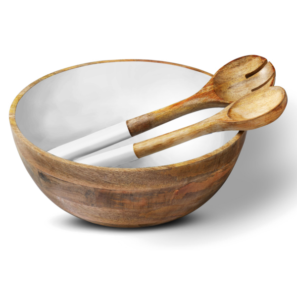 White 12" Decorative Bowl Item