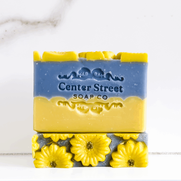 Center Street Soap Co - Sunflower Sandalwood Fall Handmade Soap Bar - 4oz