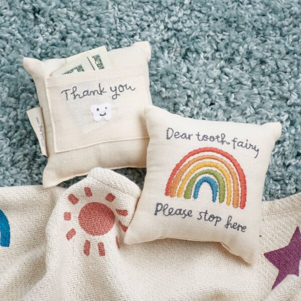 Rainbow Tooth Fairy Pillow - Image 2