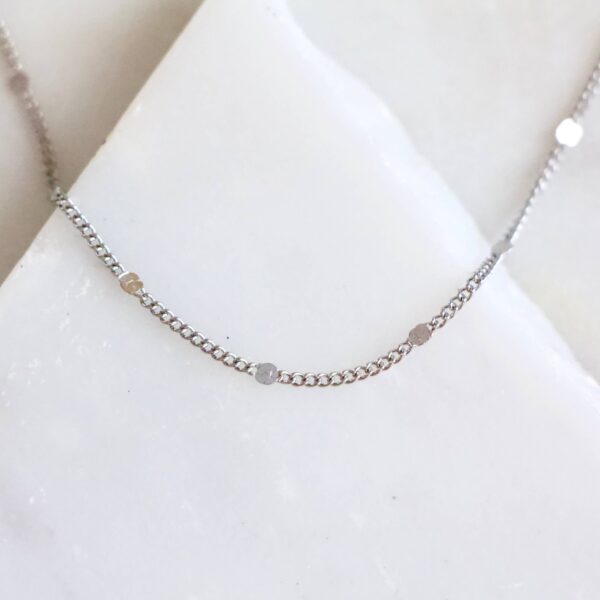 Just A Chain Necklace: 17 inches, Gold Satellite Chain - Image 4