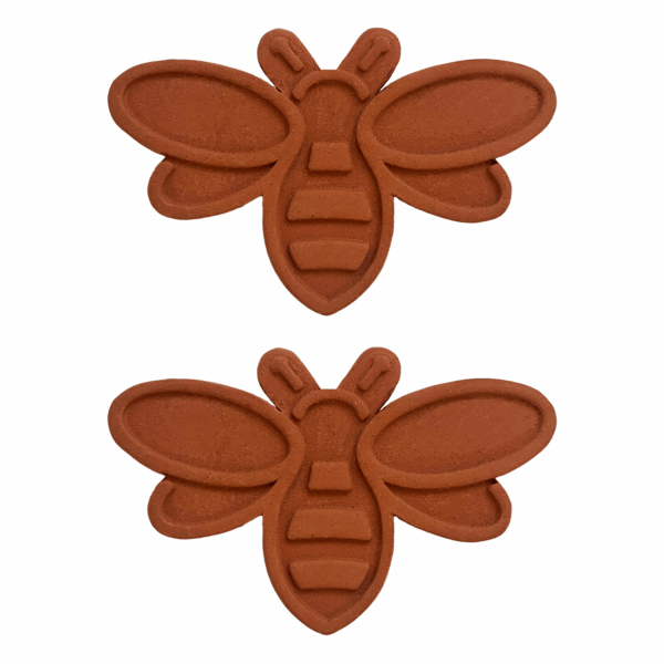 Fox Run Bee Sugar Keeper, Set of 2, 2.5" x 2" x 0.4"