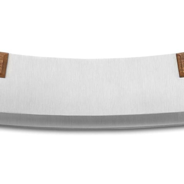 Outset Acacia Pizza Cutter, Stainless Steel, 13" Blade - Image 6