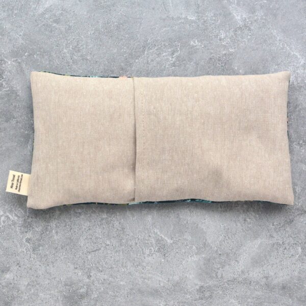 Weighted Eye Pillow in Amalfi Herb Floral Deep Teal: Mint