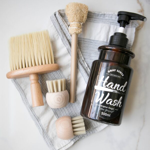 Small Wood Handle Cleaning Brush: A - Image 4