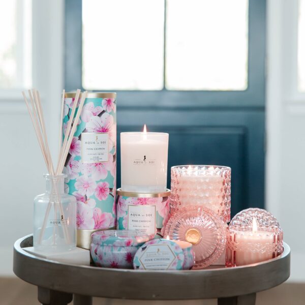 Light Pink Chiffon 8oz Candle - Image 2