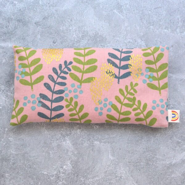 Fern Dell in Rose Gold Weighted Eye Pillow Hot Cold Therapy: Mint - Image 2