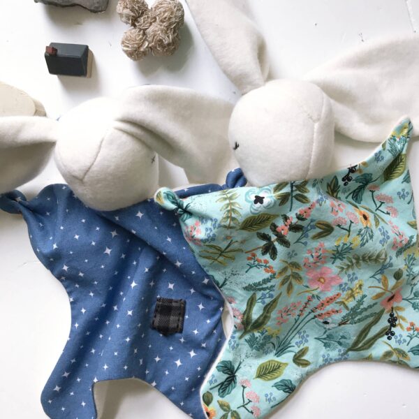 The Bird & Elephant - Bunny Snuggle Lovey, Infant Cuddle Plush - Image 4