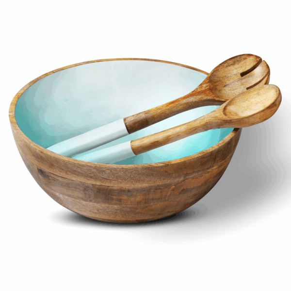 Aqua Ombre 12" Decorative Bowl