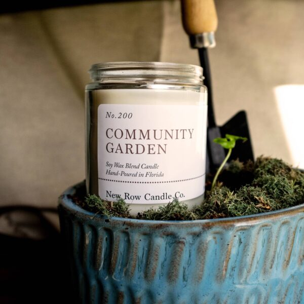 Community Garden Wood Wick Farmhouse Candle - Image 3