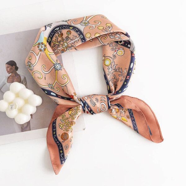 Funkyrel® Atzbranding Limited - Scarvii - Vintage Pattern Square Scarf - Image 6