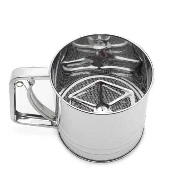 Fox Run Flour Sifter, 4-Cup, 5" x 7.25" x 5.25" - Image 5