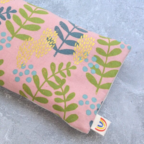 Fern Dell in Rose Gold Weighted Eye Pillow Hot Cold Therapy: Mint - Image 3