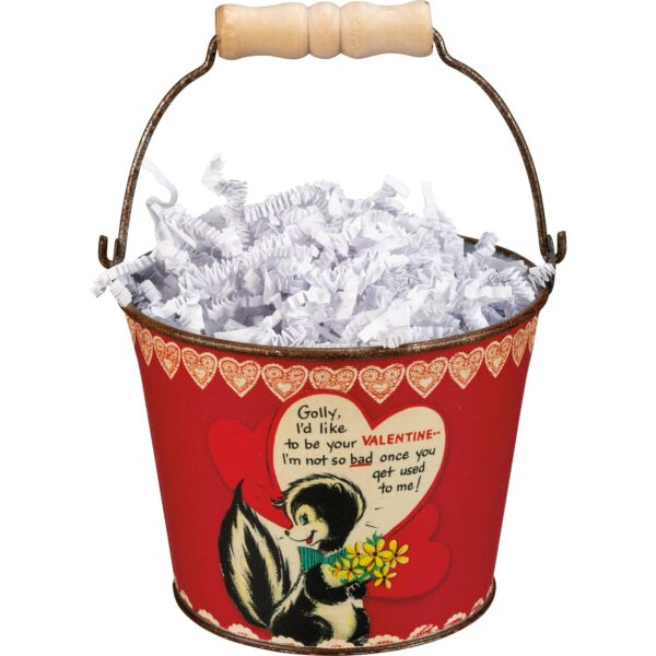 Vintage Valentine Bucket - Image 4