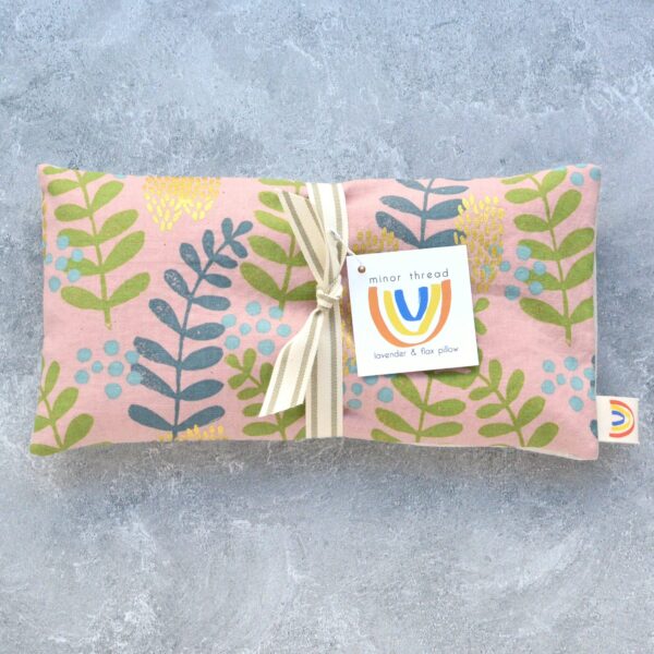 Fern Dell in Rose Gold Weighted Eye Pillow Hot Cold Therapy: Mint - Image 4