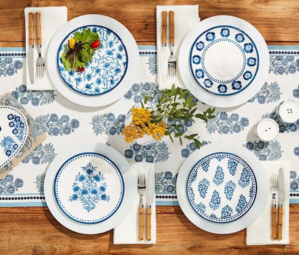 Cornflower Print Salad Plate - Image 2