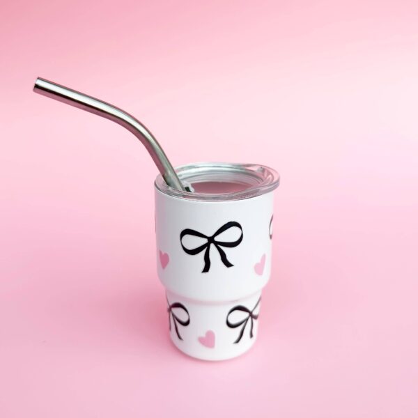 Tiny Tumblers: Blue/cherry hearts - Image 7