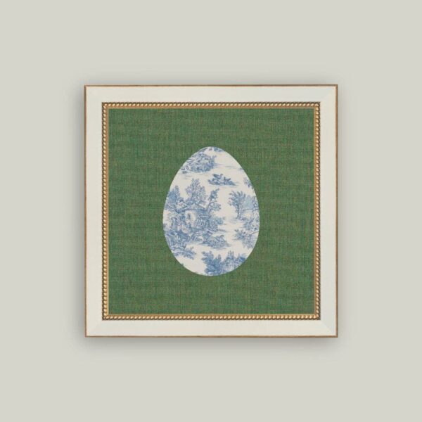 Countryside Toile Egg: 5x5 - Image 2