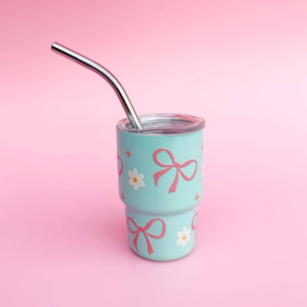 Tiny Tumblers: Blue/cherry hearts - Image 9