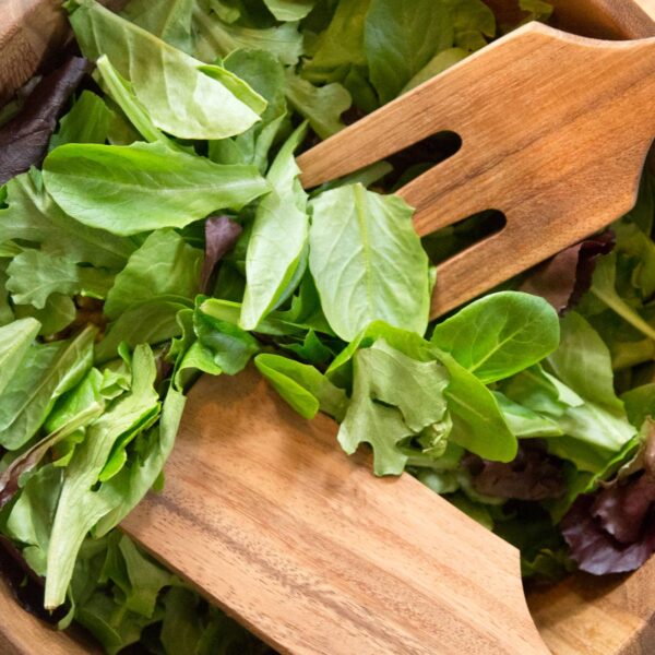 Ironwood Large Fruit and Salad Utensil Set, Acacia, 10" - Image 3