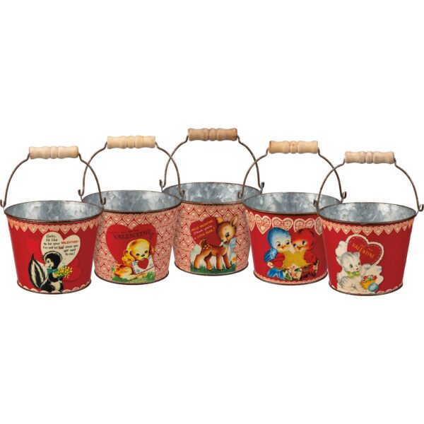 Vintage Valentine Bucket - Image 5