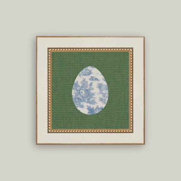 Countryside Toile Egg: 5x5