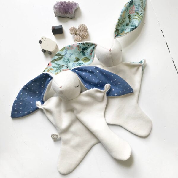 The Bird & Elephant - Bunny Snuggle Lovey, Infant Cuddle Plush - Image 3