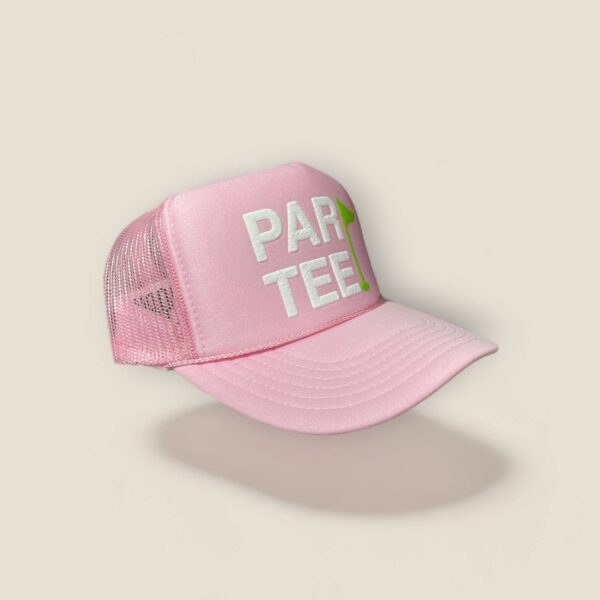 ParTee Golf Trucker Hat: White - Image 3