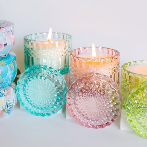 Light Pink Chiffon 8oz Candle - Image 3