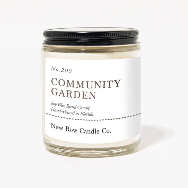 Community Garden Wood Wick Farmhouse Candle - Image 7