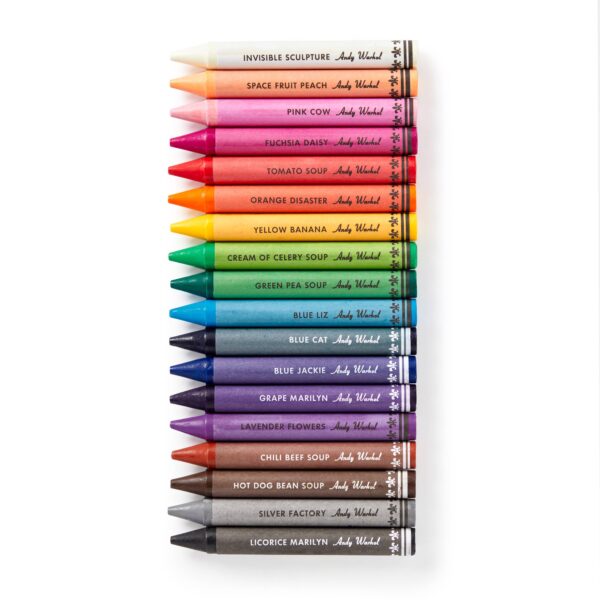 Andy Warhol Soup Can Crayons + Sharpener - Image 3