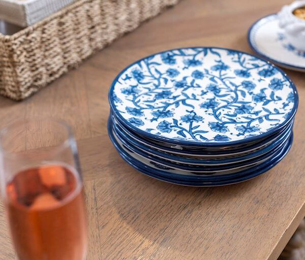 Cornflower Print Salad Plate - Image 4