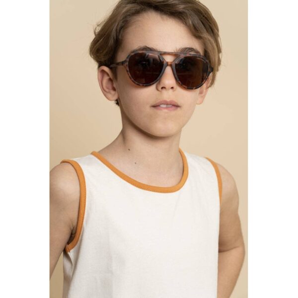 Aviator | Polarized Sunglasses | Child - Tortoise - Image 3