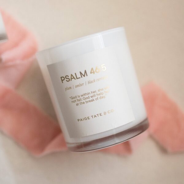 Scripture Candle: Psalms 46:5 - Image 3