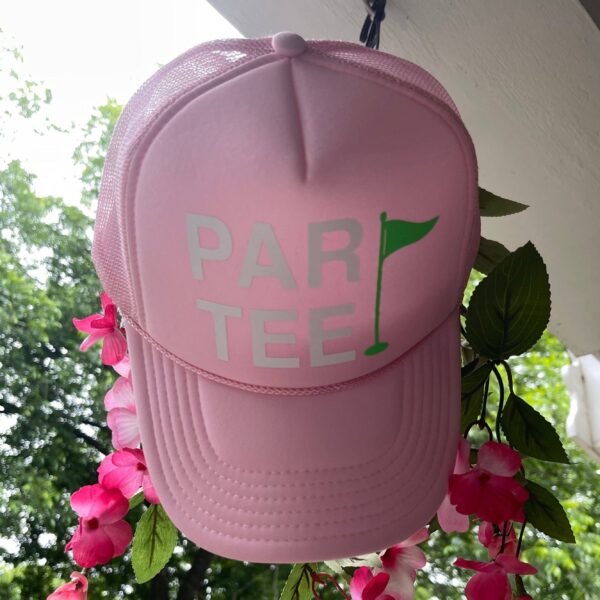 ParTee Golf Trucker Hat: White - Image 4