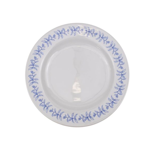 Aldridge Garden Plate White/Blue 8''