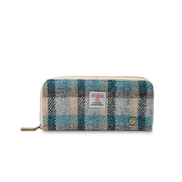 The Long Zip Purse: Islander Tartan