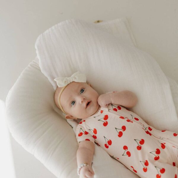 Bamboo Zip Shortie | Cherry Orchard: 18-24 Months