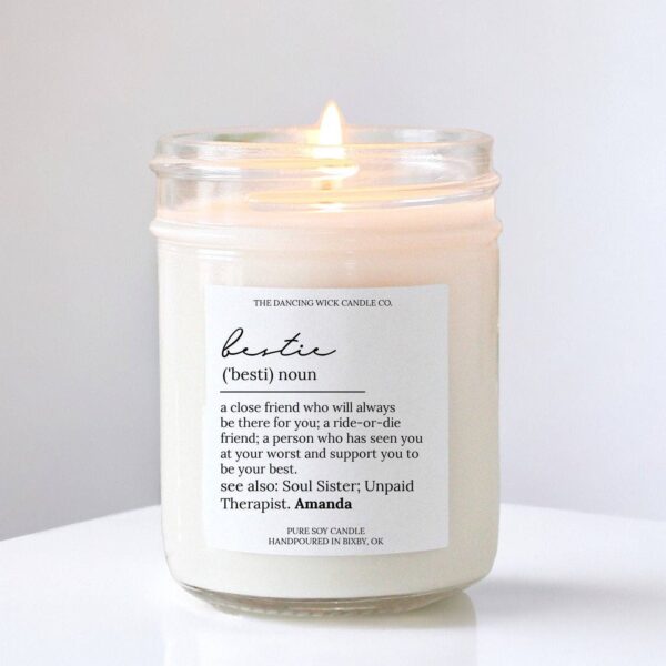 Bestie Noun Soy Candle / Lavender Vanilla