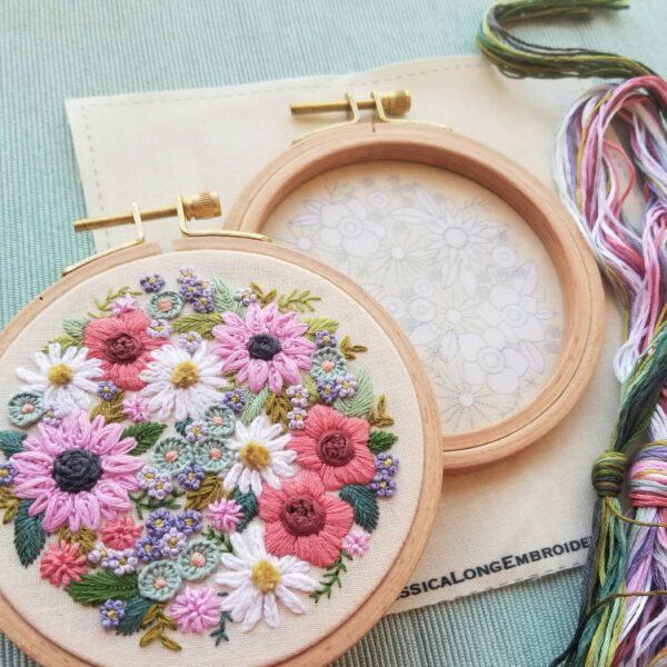 Wildflower Sampler Embroidery Craft Kit - Image 6