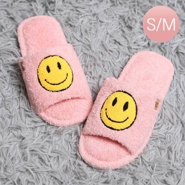 Smile Face Pointed Soft Home Indoor Floor Slippers - Image 4