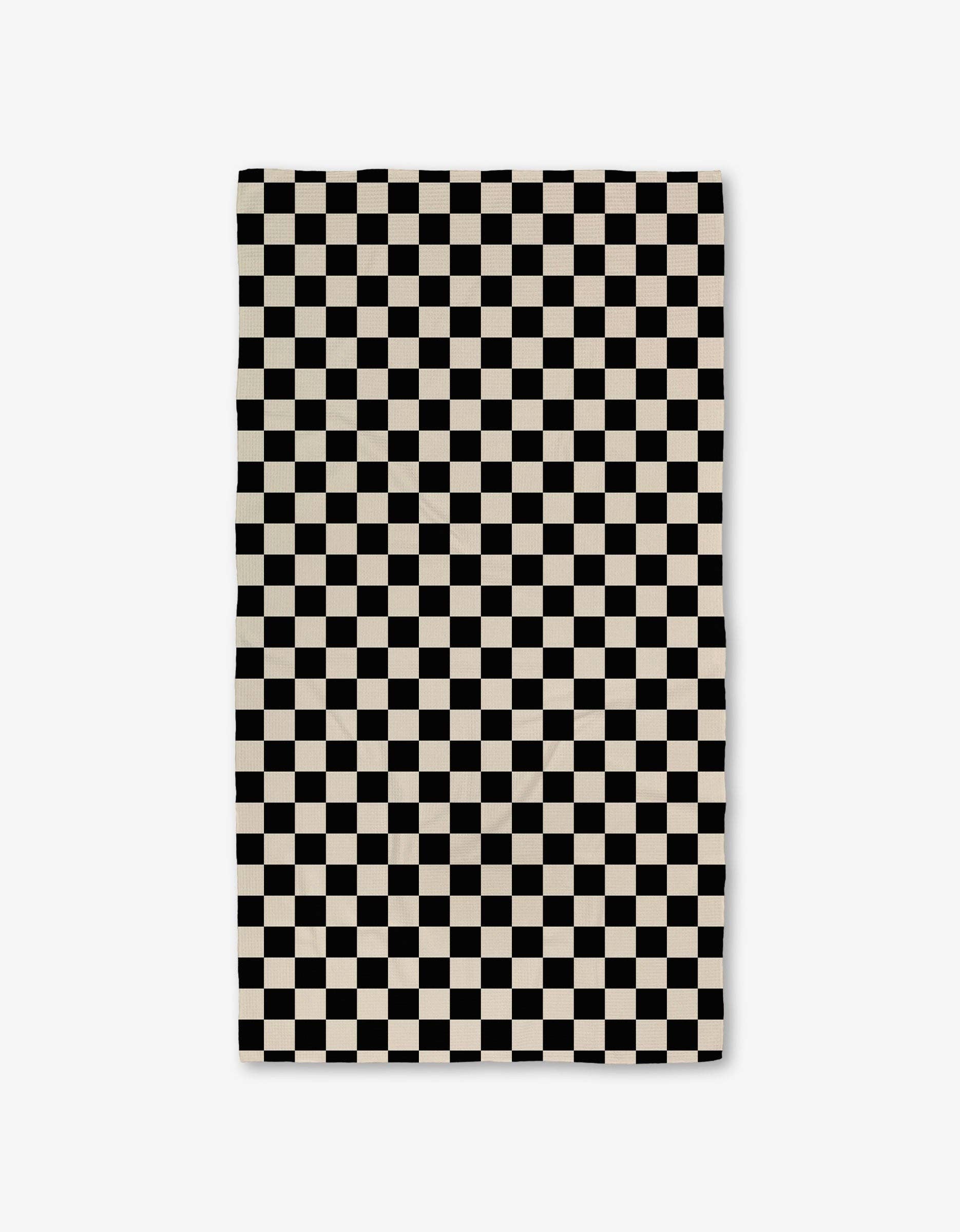 Checkered Luxe Bath Towel